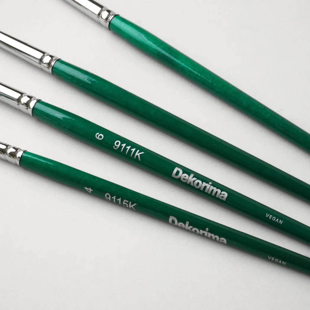 Syntetiska penslar Universal 4-set