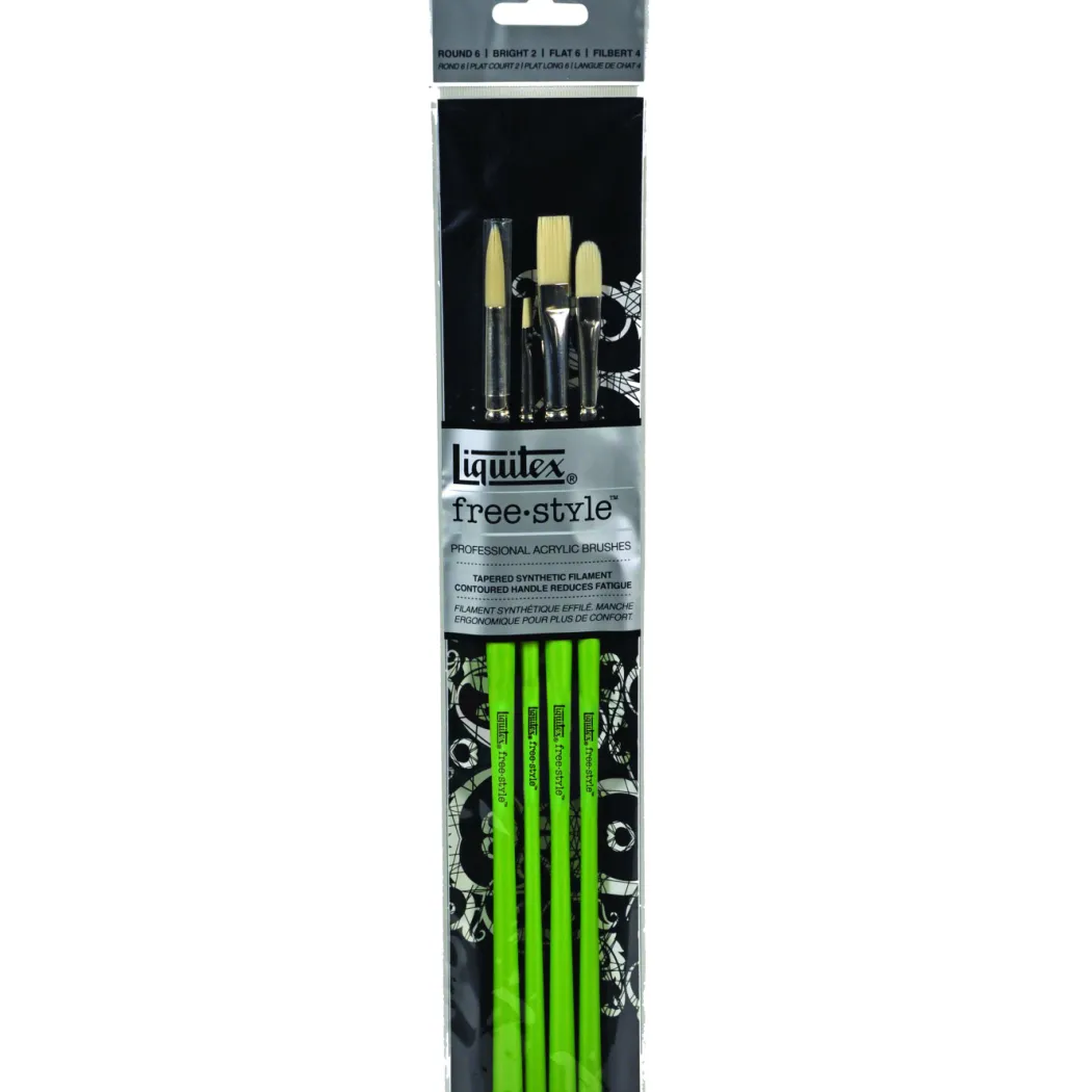 Syntetpensel Freestyle Traditional 4-set