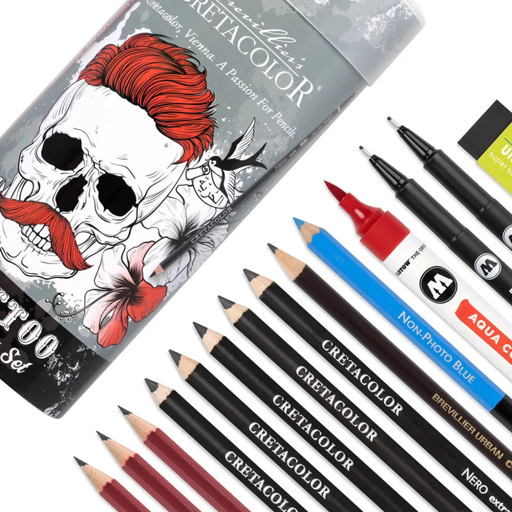 Tattoo Sketching Set 14 delar
