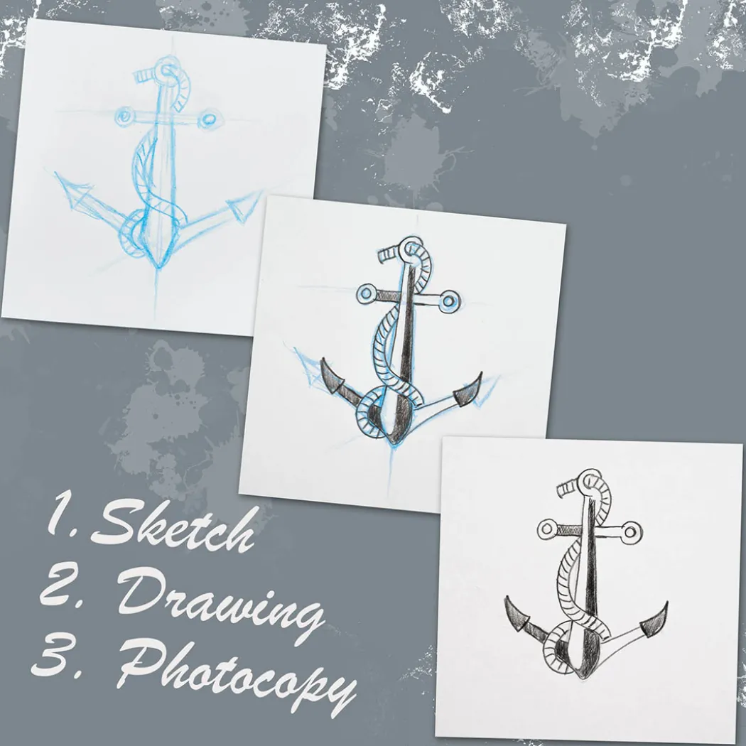 Tattoo Sketching Set 14 delar
