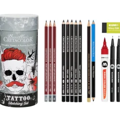 Tattoo Sketching Set 14 delar