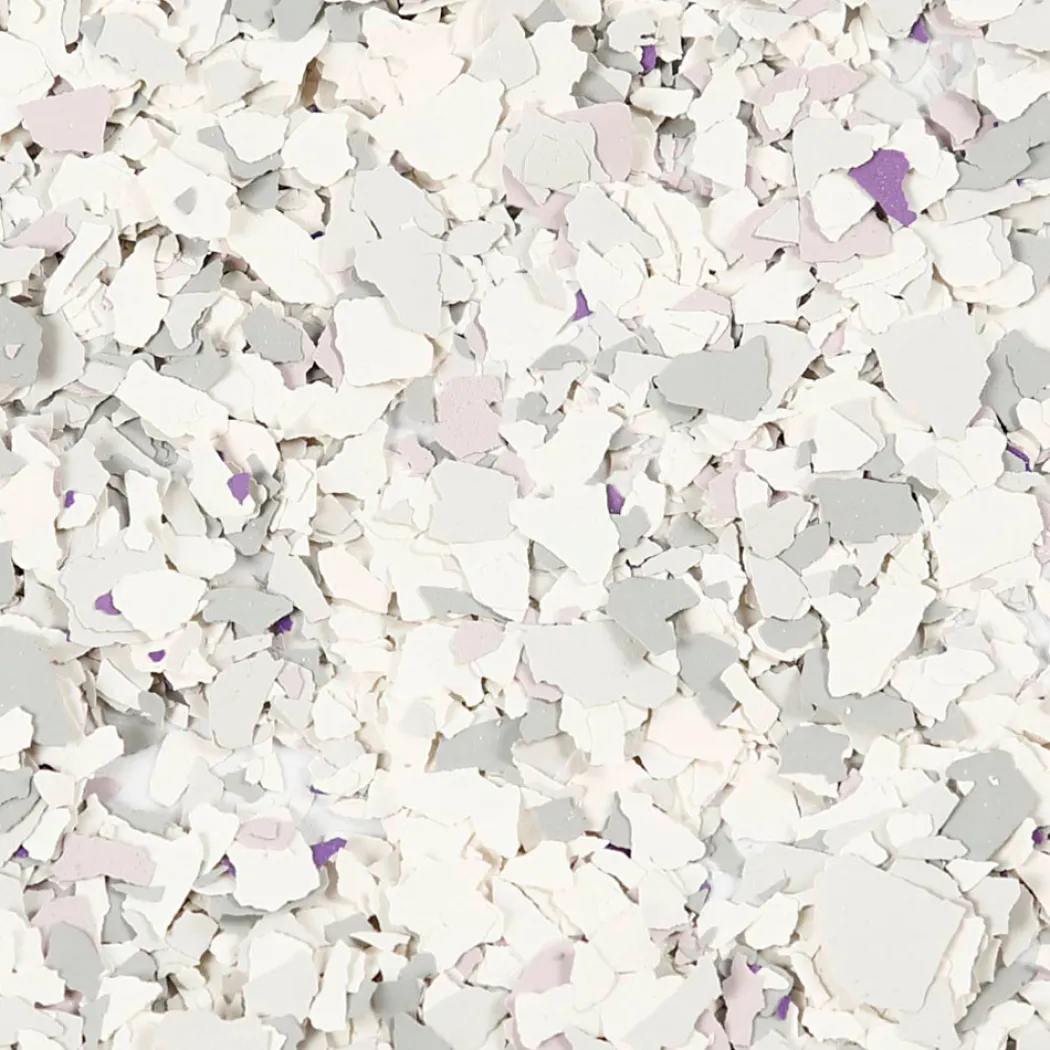 Terrazzo Flakes 90g Ljusgrå