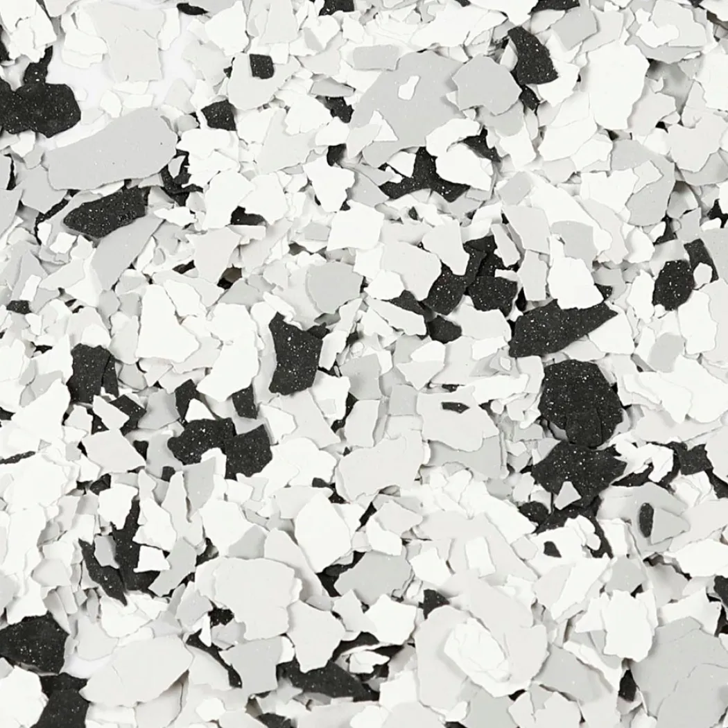 Terrazzo Flakes 90g Mörkgrå