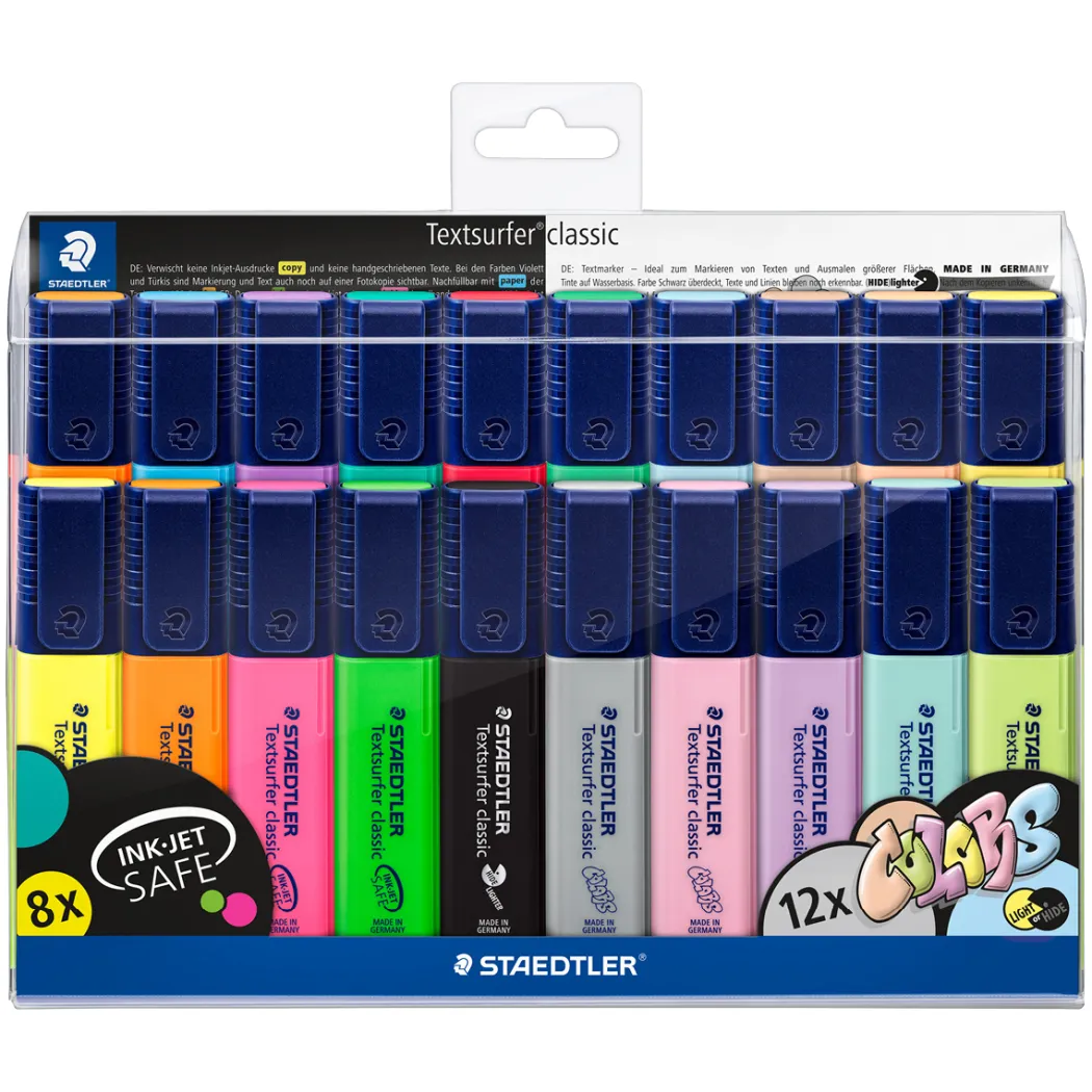 Textsurfer Classic Överstrykningspennor 20-pack