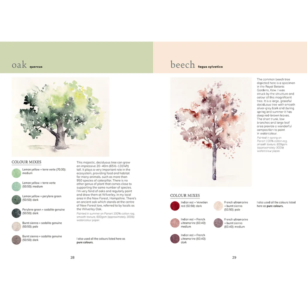 The Colour Mixing Guide: Watercolour Woodland