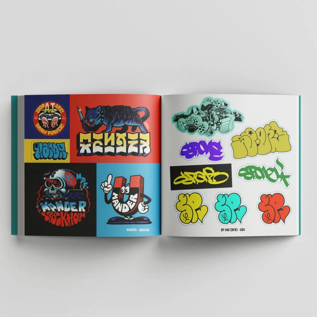 The Graffiti Sticker Book: 300+ stickers