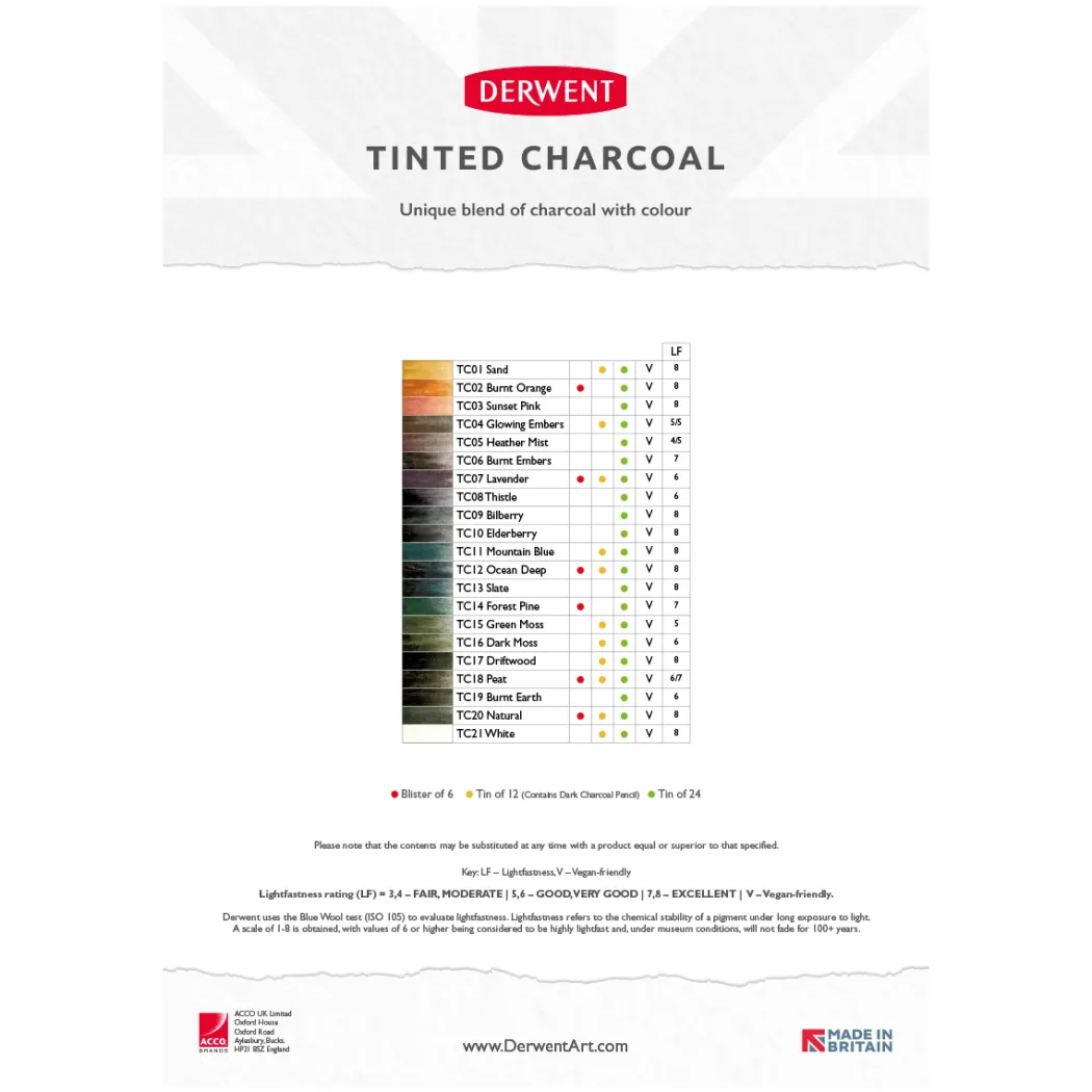 Tinted Charcoal 12-set