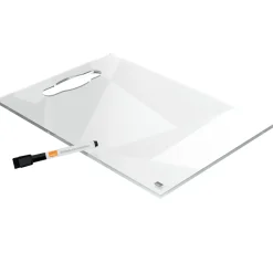 Transparent whiteboard Mini A4 med handtag