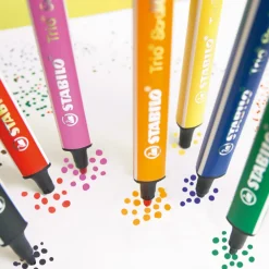 Trio Scribbi Tuschpennor 8-pack