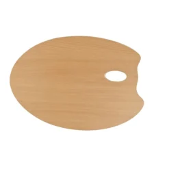 Träpalett Oval 30 x 40 cm