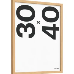Träram Ek 30x40 cm