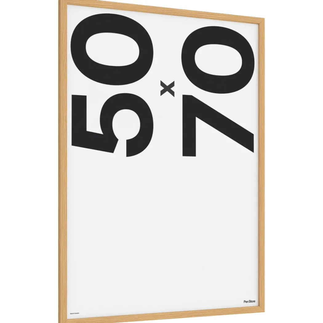 Träram Ek 50x70 cm