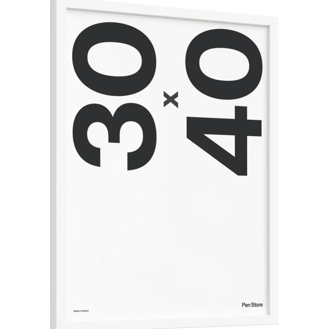 Träram Vit 30x40 cm