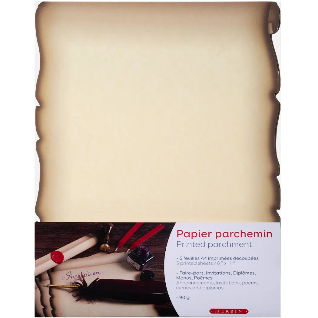 Tryckt Pergament 5-pack A4