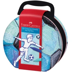 Tuschpennor Connector 33-set Fotboll