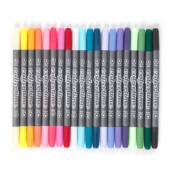 Tuschpennor Two-Tip 20-set 2