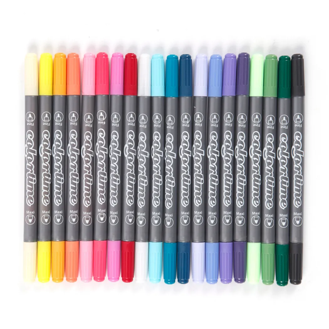 Tuschpennor Two-Tip 20-set 2