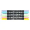 Tuschpennor Two-Tip 6-set Pastel