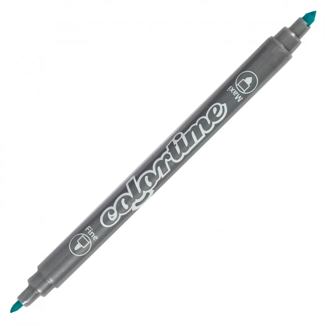 Tuschpennor Two-Tip 6-set Pastel