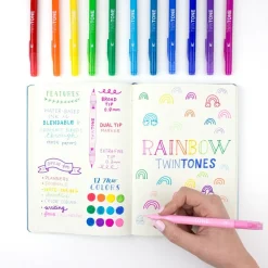 TwinTone Marker Rainbow 12-set