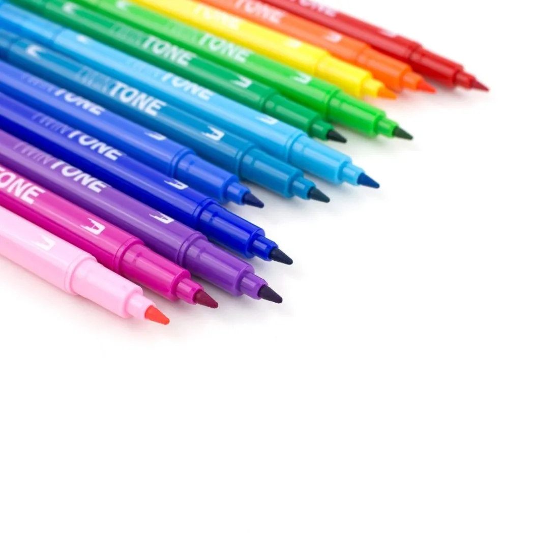 TwinTone Marker Rainbow 12-set