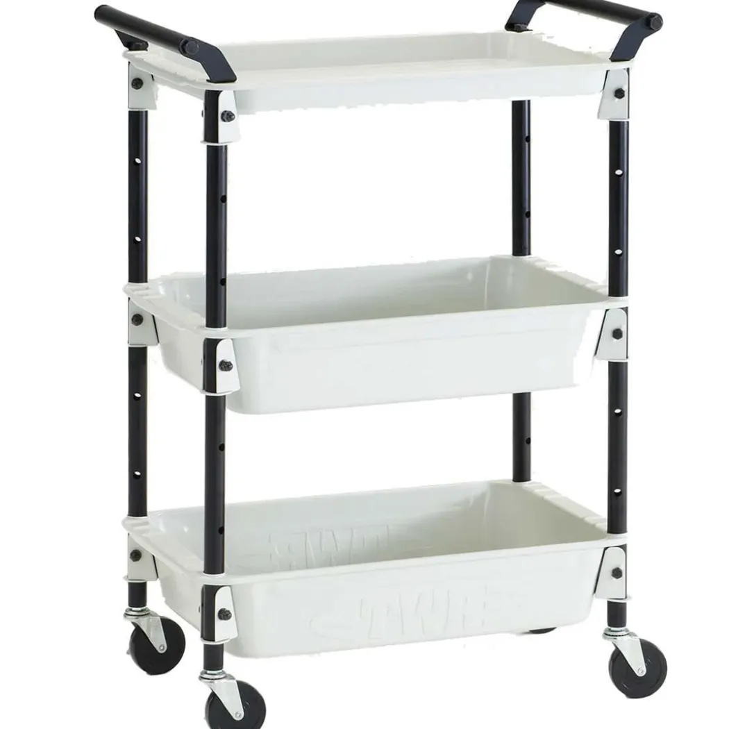 TWR4 Tool Wagon Rullvagn White