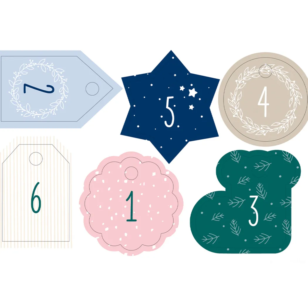 Tygpåsar till Adventskalender 24-pack