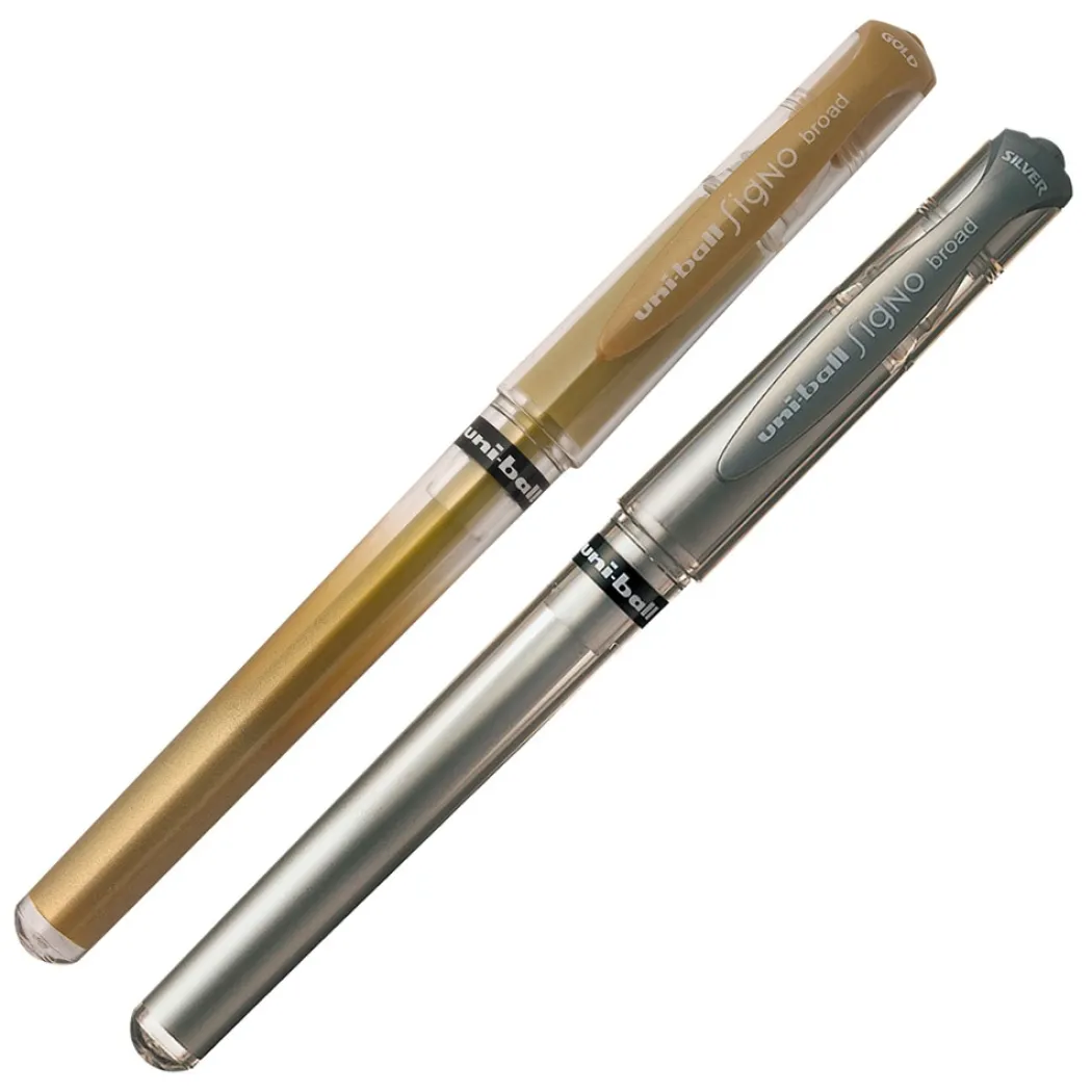 Uni-Ball Signo Broad UM-153 Gel - Metallic