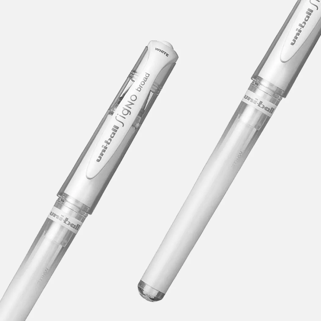 Uni-Ball Signo Broad UM-153 Gel - White
