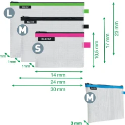 Vattenresistent reseficka 4-pack
