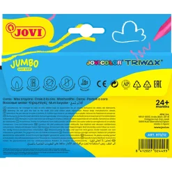 Vaxkritor Jumbo Easy Grip 12-pack (2 år+)