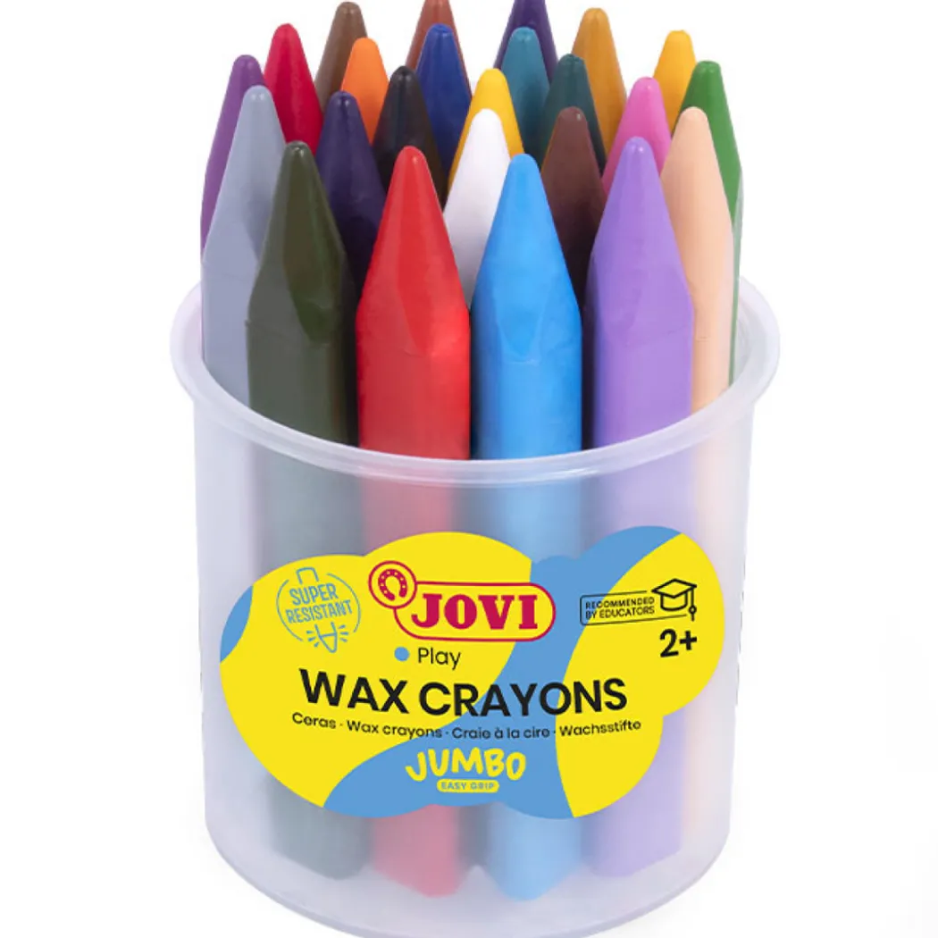Vaxkritor Jumbo Easy Grip 24-pack (2 år+)