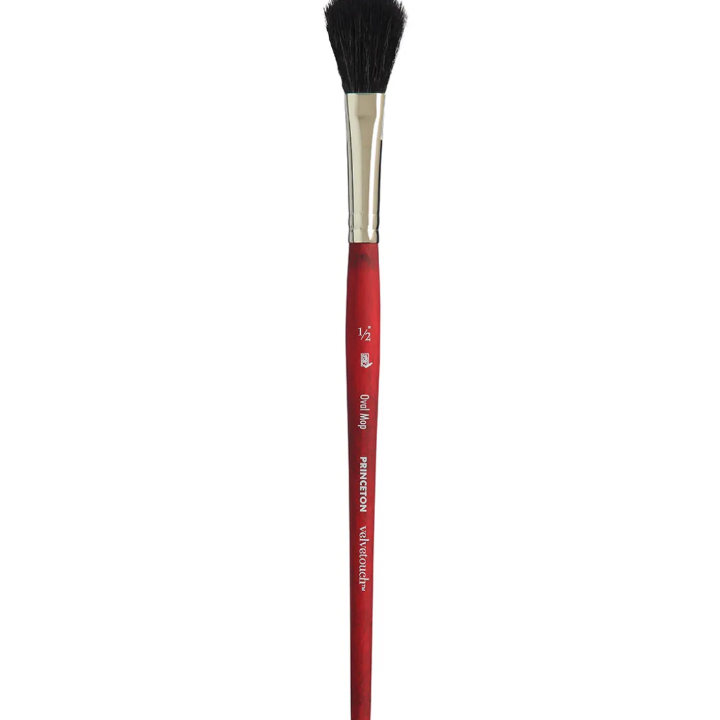 Velvetouch Syntetpensel kort skaft Oval Mop St 1/2