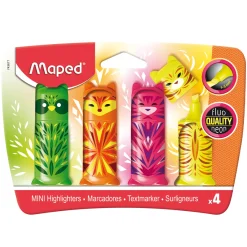 Överstrykningspennor Mini Cute Pocket 4-pack
