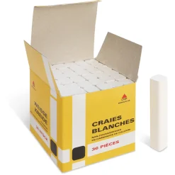Vita tavelkritor Jumbo-stavar 36-pack