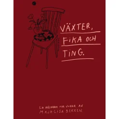 Växter, fika och ting : en målarbok för vuxna av Maja-Lisa Bekken