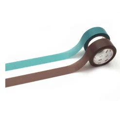 Washi-tejp Light blue × gray purple 2-pack