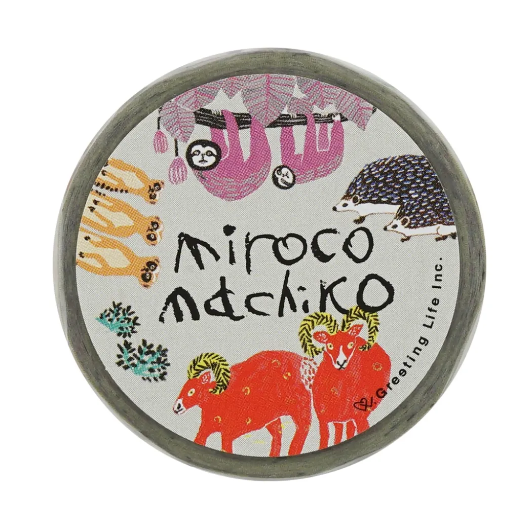 Washi-tejp Miroco Machiko Animal Family
