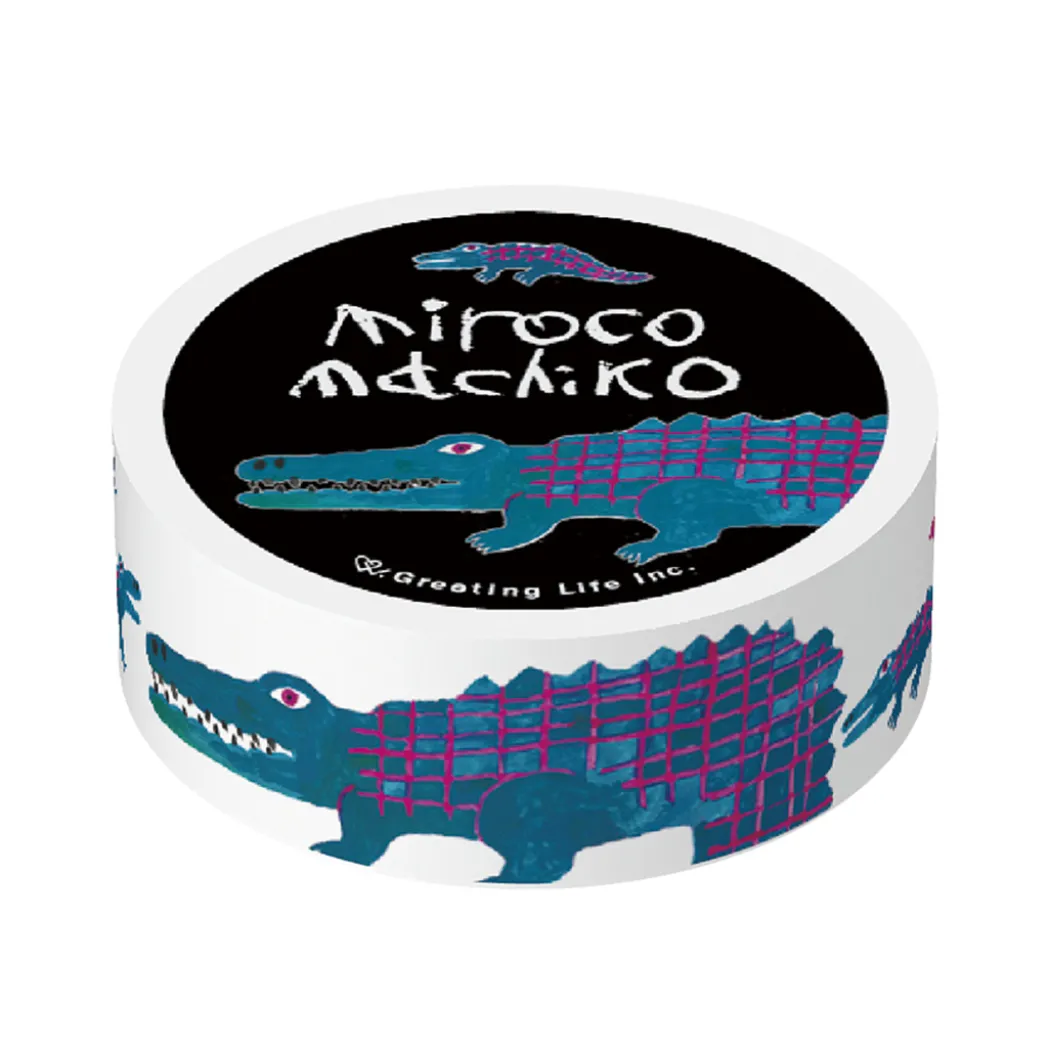 Washi-tejp Miroco Machiko Crocodile