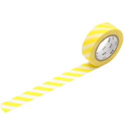 Washi-tejp Stripe Lemon