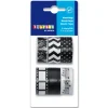 Washitejp Svart & Vit 6-pack