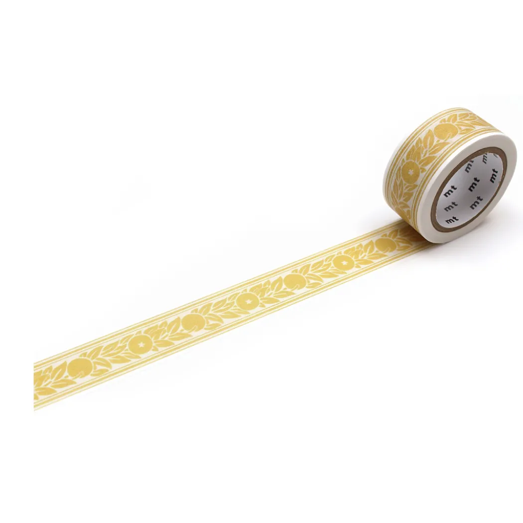 Washi-tejp William Morris Orange border x MT