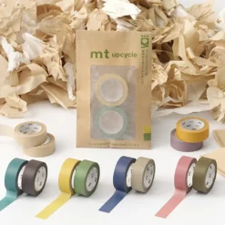 Washi-tejp Yellow × lavender 2-pack