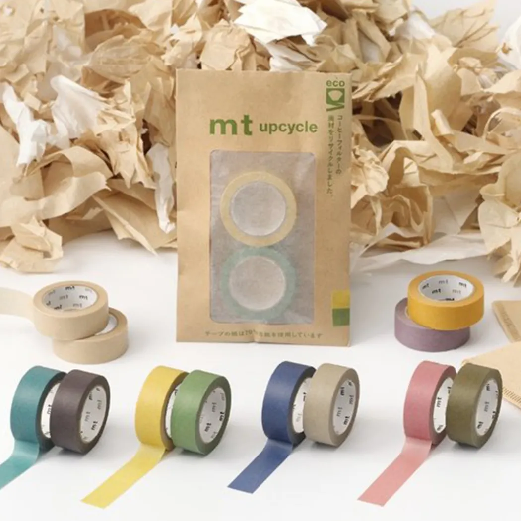 Washi-tejp Yellow × lavender 2-pack