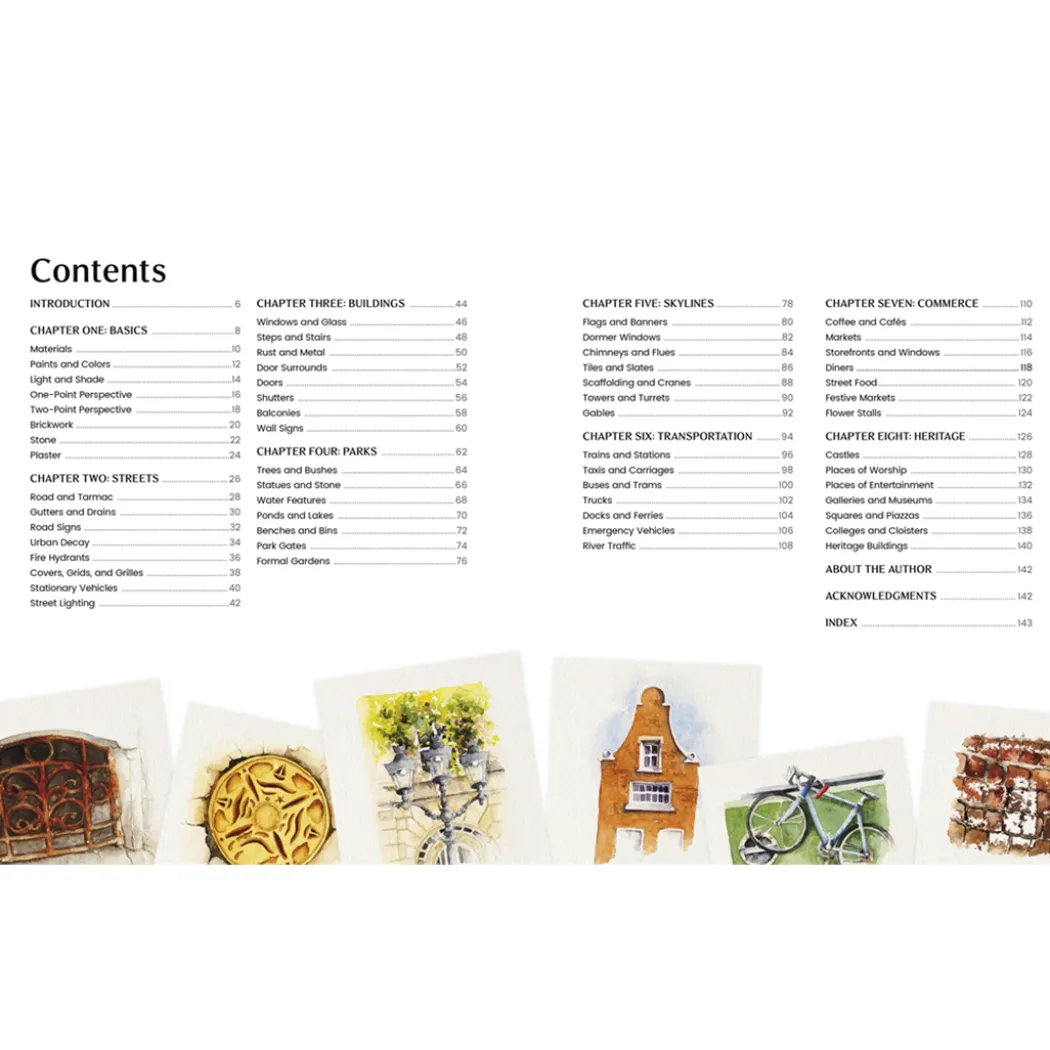 Watercolor Artist's Index of the Urban Landscape