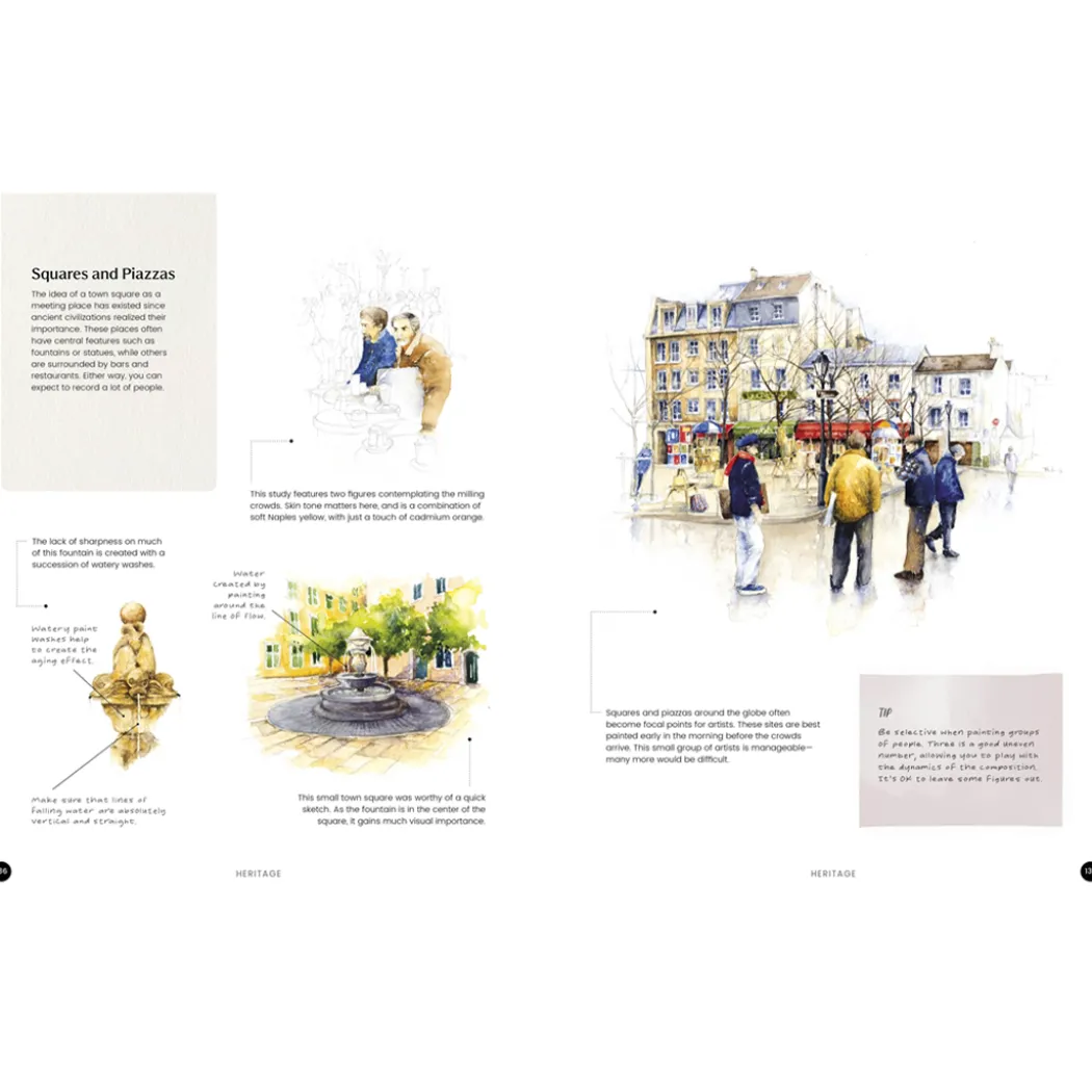 Watercolor Artist's Index of the Urban Landscape