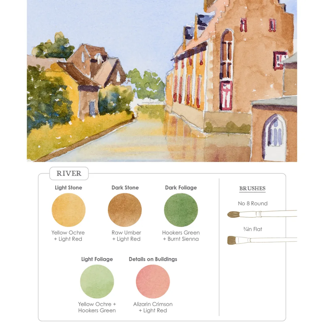 Watercolor Mixing Deck: Architecture