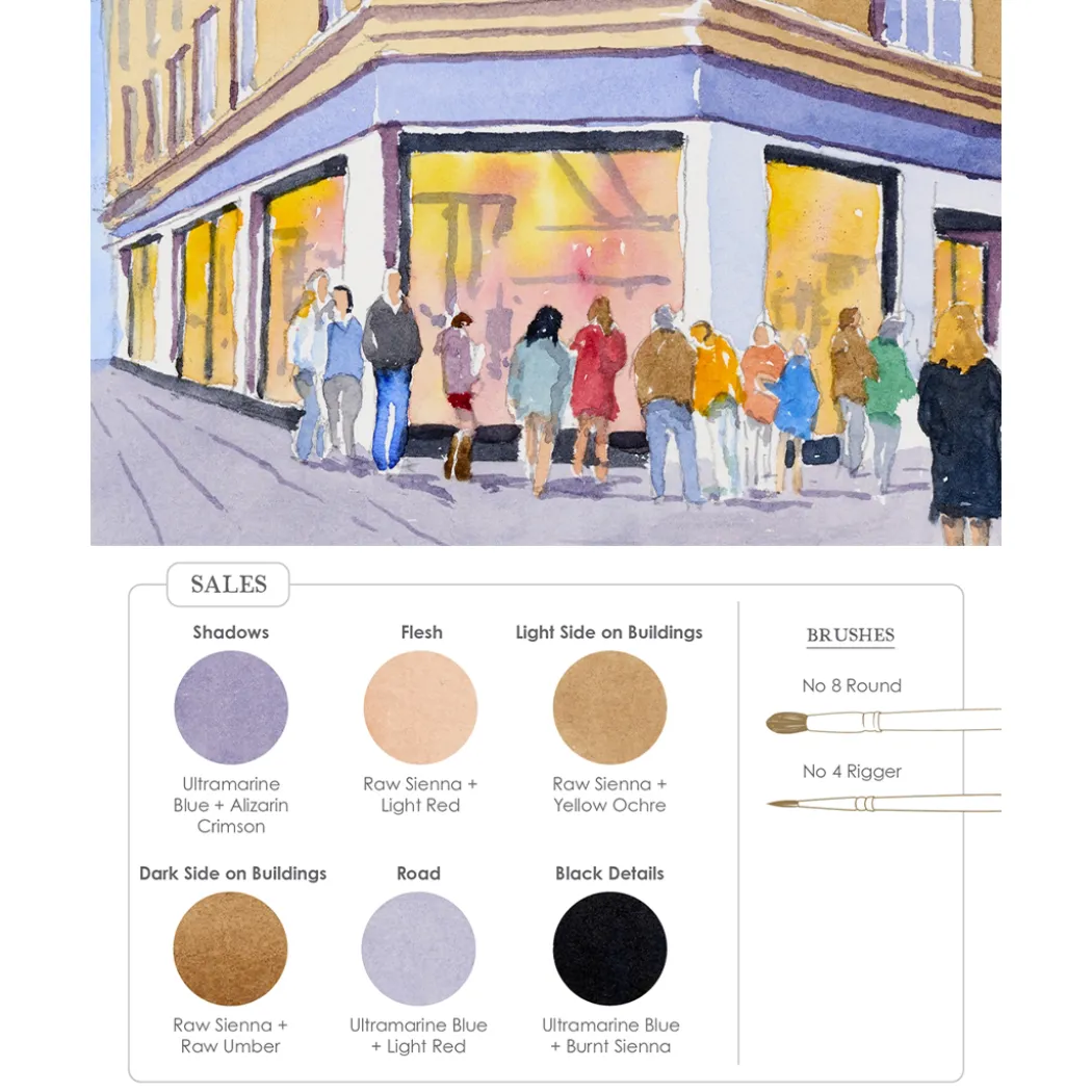 Watercolor Mixing Deck: Architecture