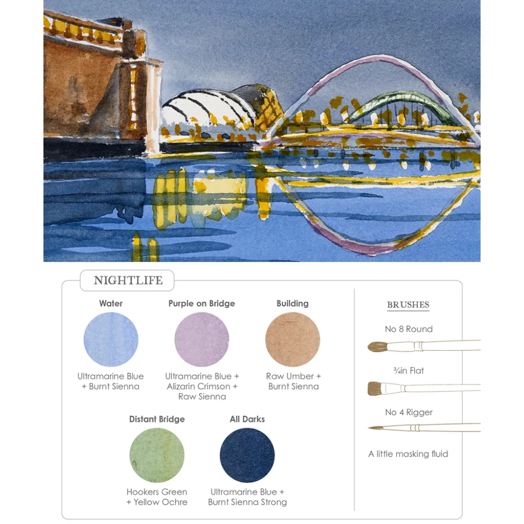 Watercolor Mixing Deck: Architecture