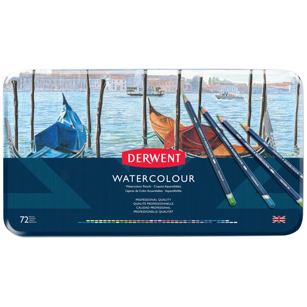 Watercolour Akvarellpennor 72-set